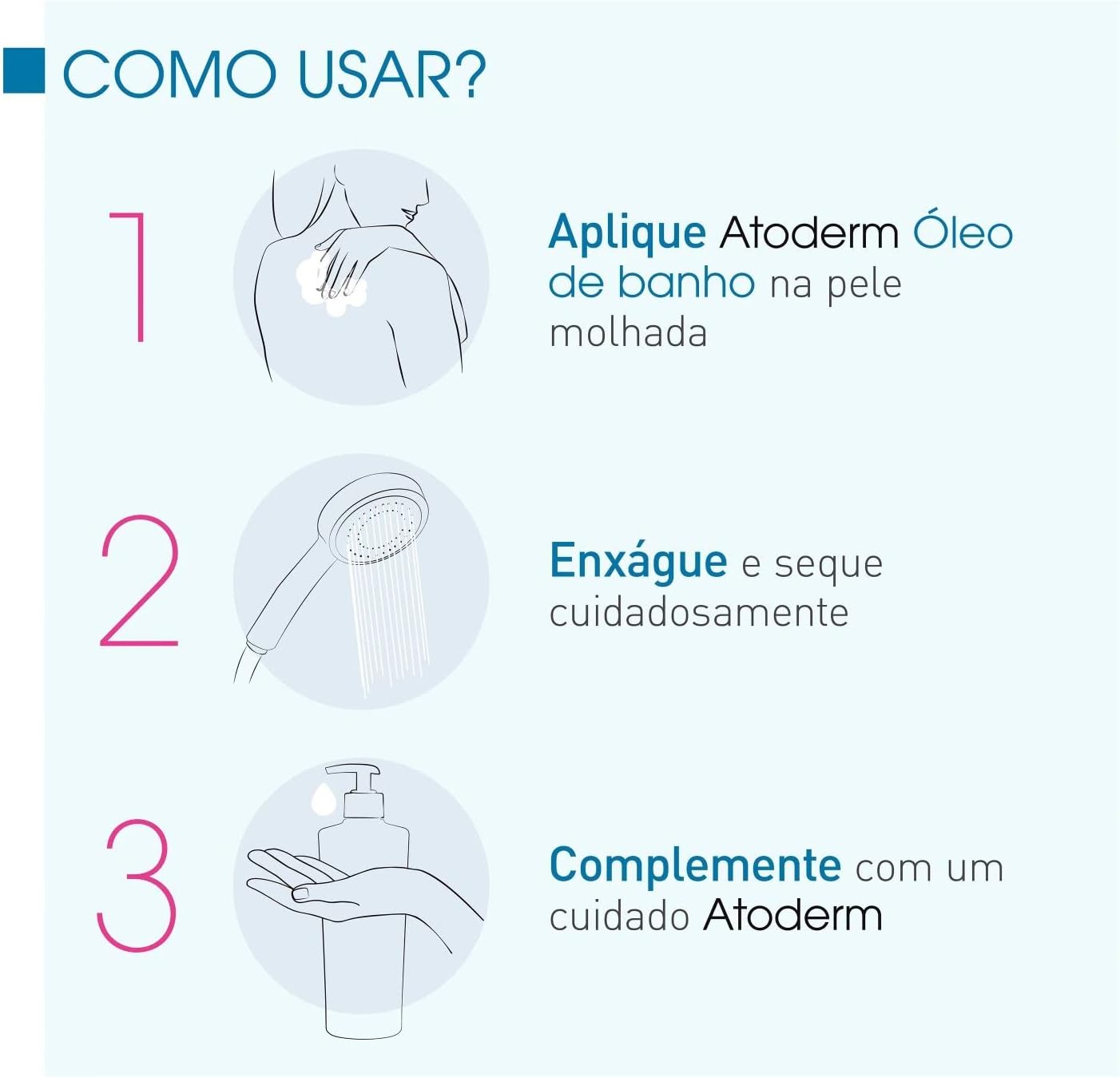 Bioderma Atoderm Óleo de Banho 1 Litro - Higiene Hidratante — foto 5