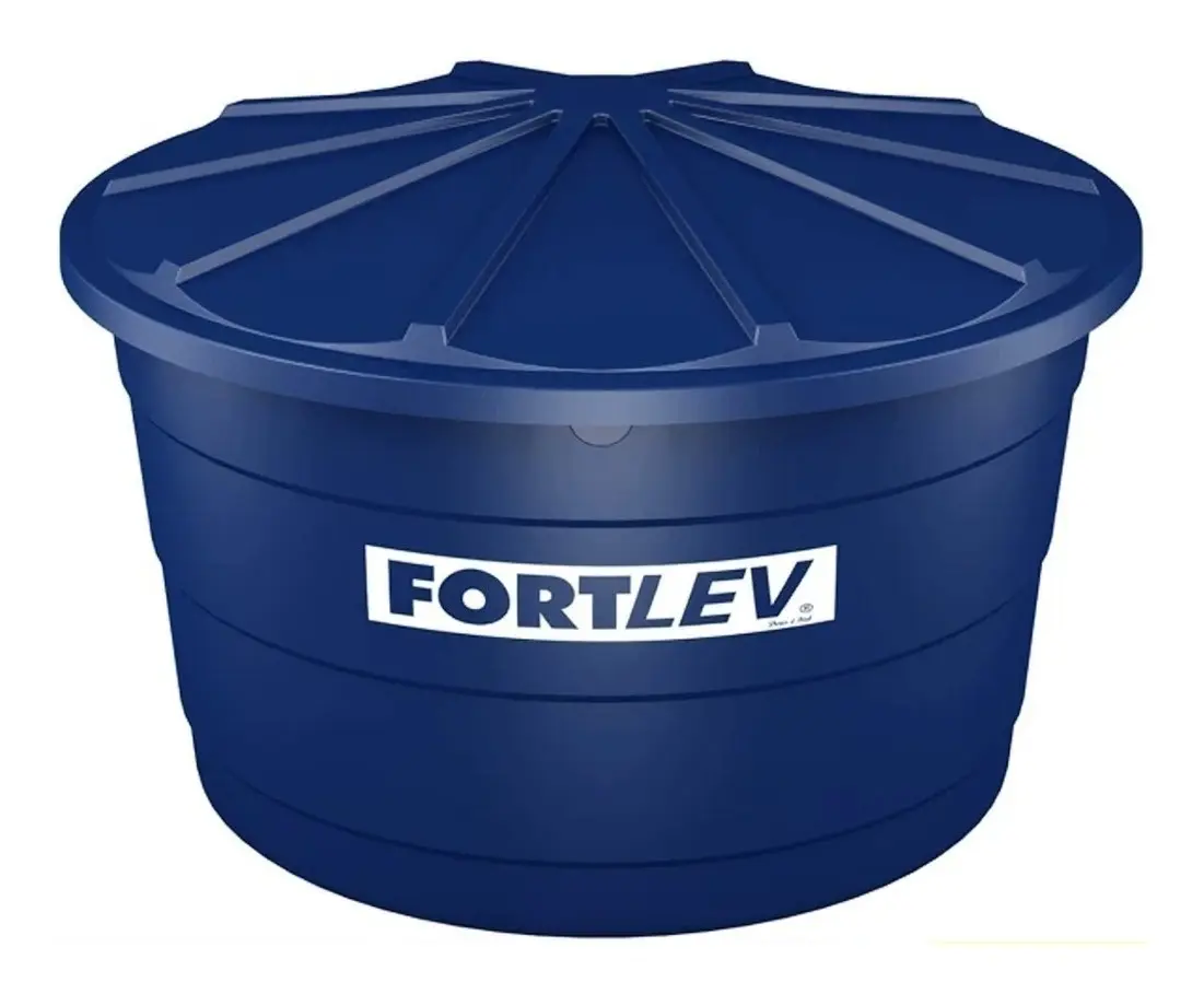 Caixa d'água Fortlev 3000L Polietileno Vertical Azul — foto 2