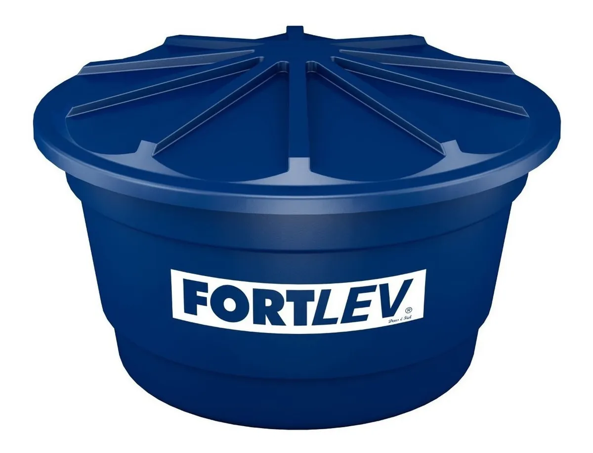 Caixa d'água Fortlev Vertical Polietileno 150L Azul — foto 2