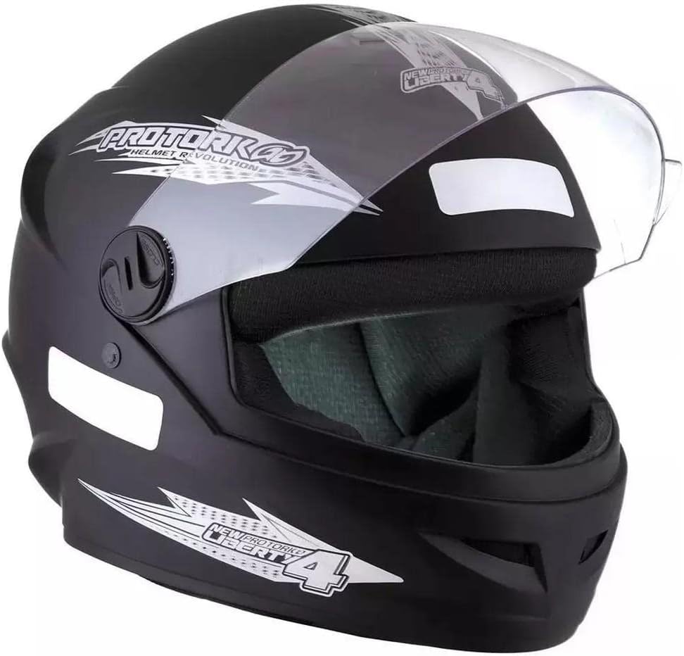 Capacete Fechado Pro Tork New Liberty 4 Solid Preto Fosco - Tamanho 58