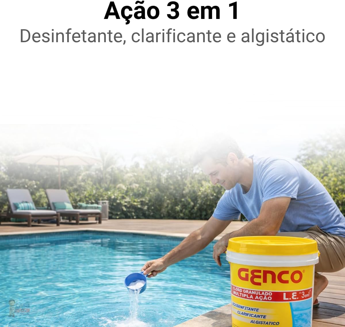 Cloro Genco L.E Mult 3x1 - 10kg — foto 5