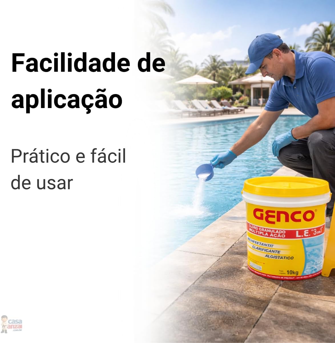 Cloro Genco L.E Mult 3x1 - 10kg — foto 3