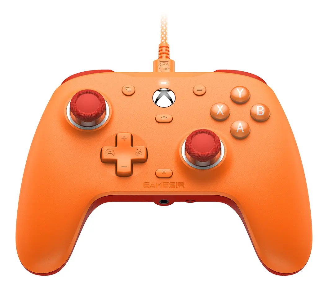 Controle com Fio GameSir G7 SE para Xbox e PC - Laranja