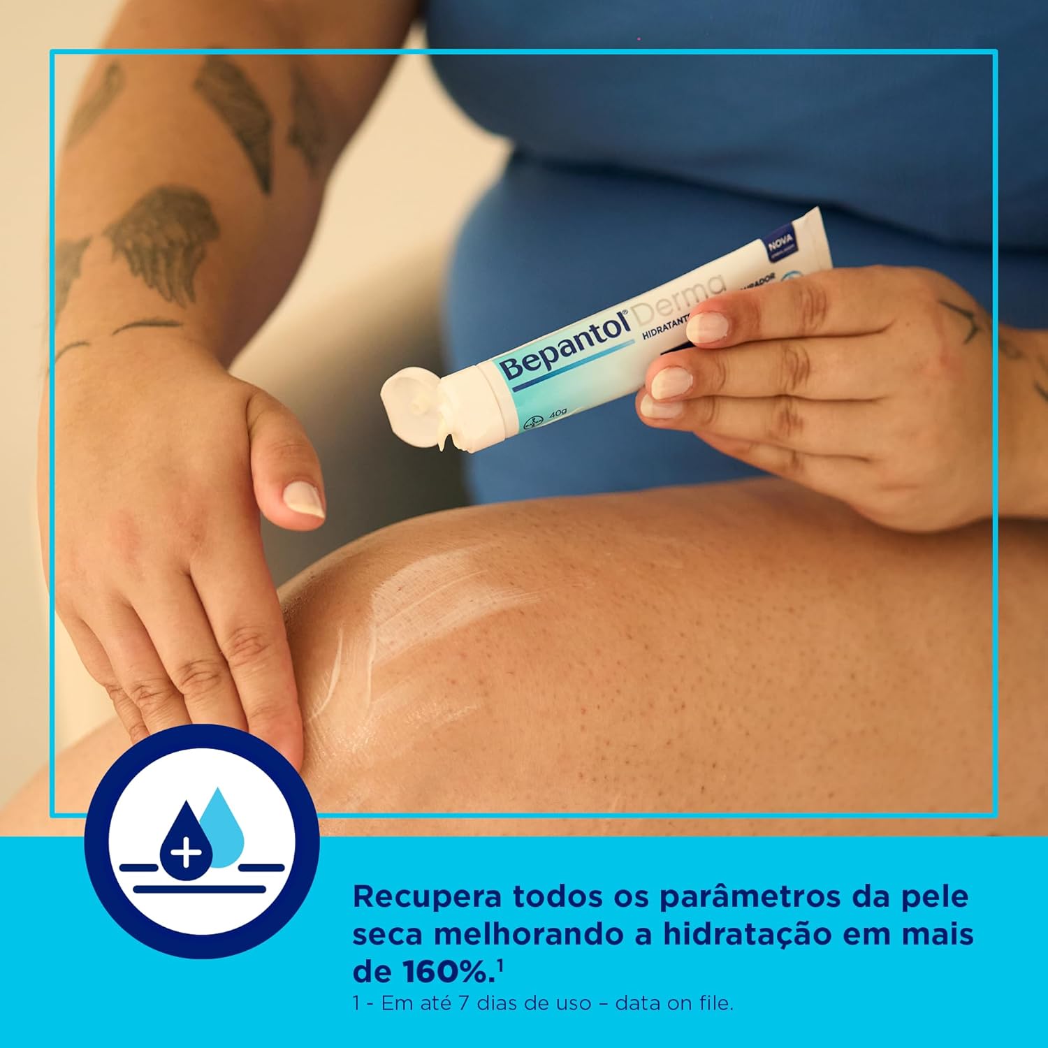Creme Hidratante Corporal Bepantol Derma 40g - Bayer — foto 5