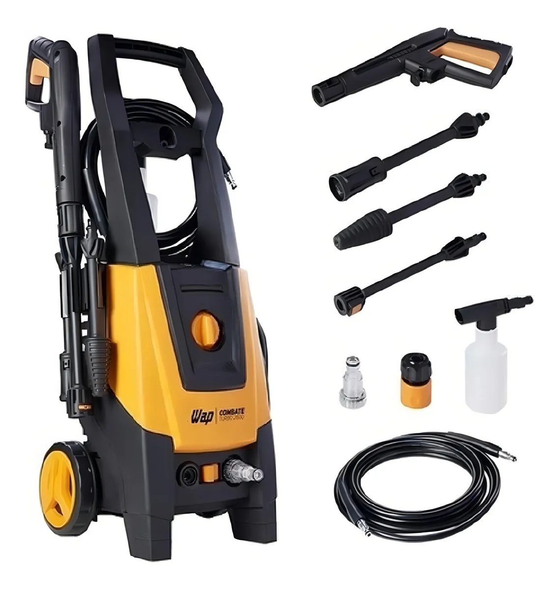 Lavadora de Alta Pressão WAP Combate Turbo Ultra 2600 - Motor Indução Bivolt 110V/220V