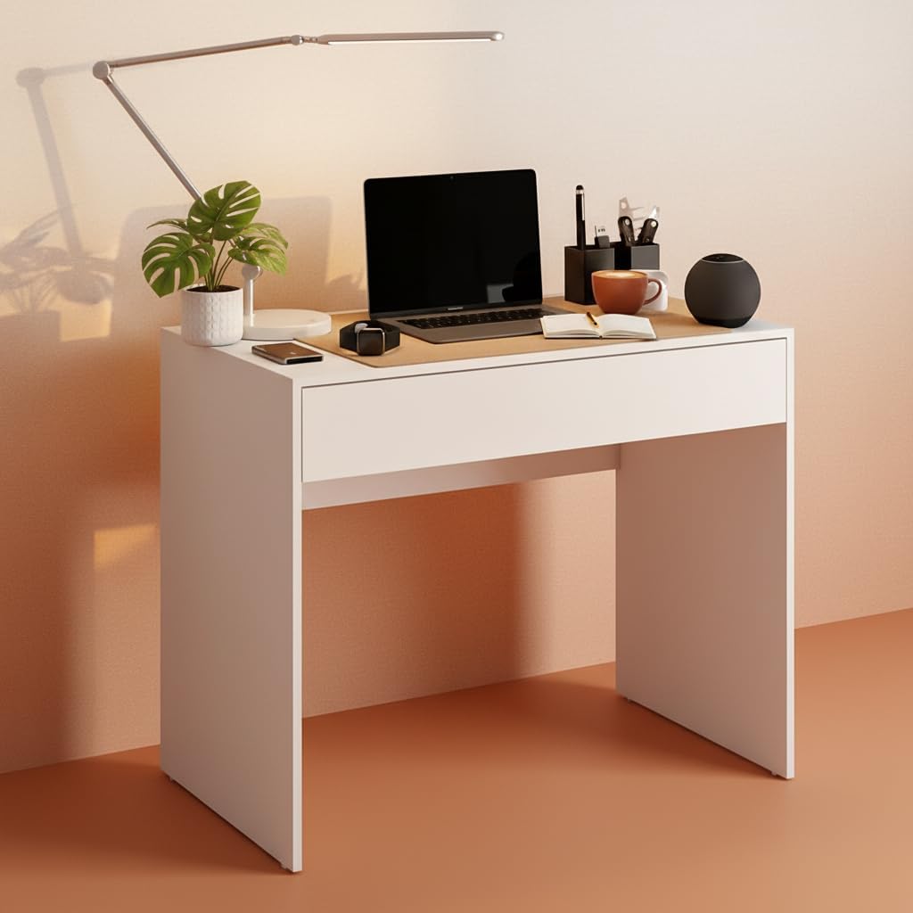 Escrivaninha Multifuncional Compacta Branco — foto 3