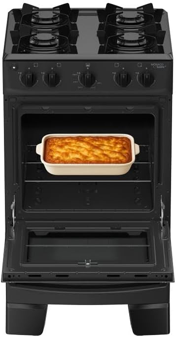 Fogão Automático com Forno de Vidro Duplo - Limpeza Fácil — foto 5