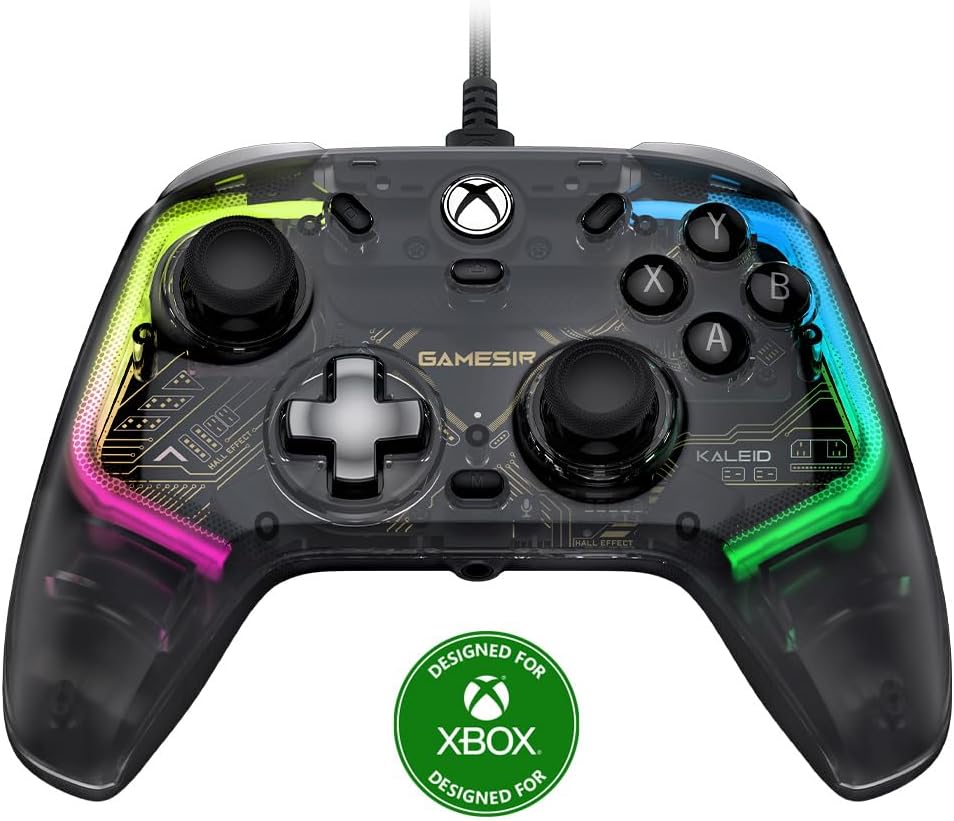 GameSir Kaleid Controle Com Fio para Xbox - Alavancas Hall e Acionadores Analógicos