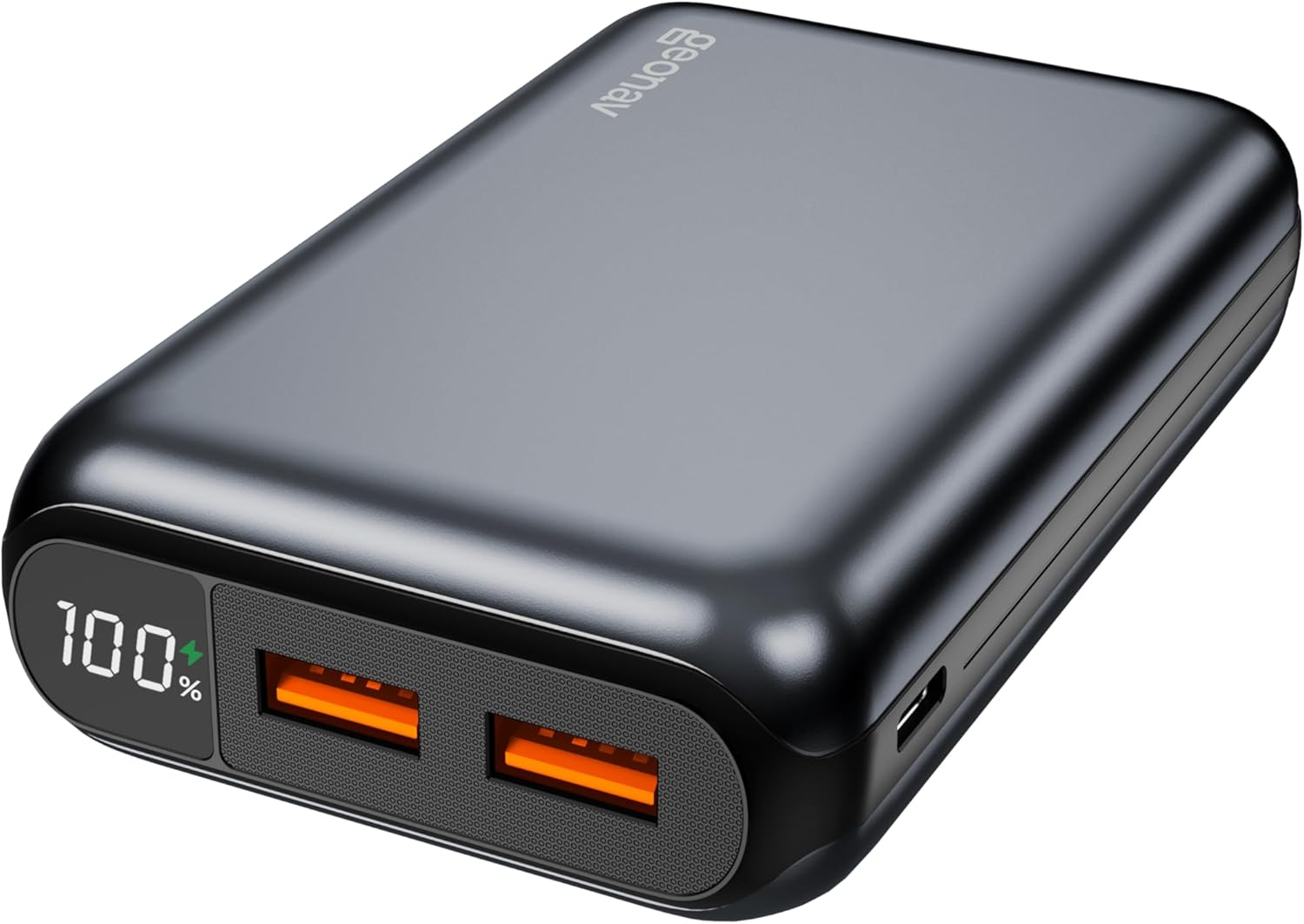 Geonav Power Bank PB20K20WSG 20000mAh Carregador Portátil USB-A e USB-C Cinza