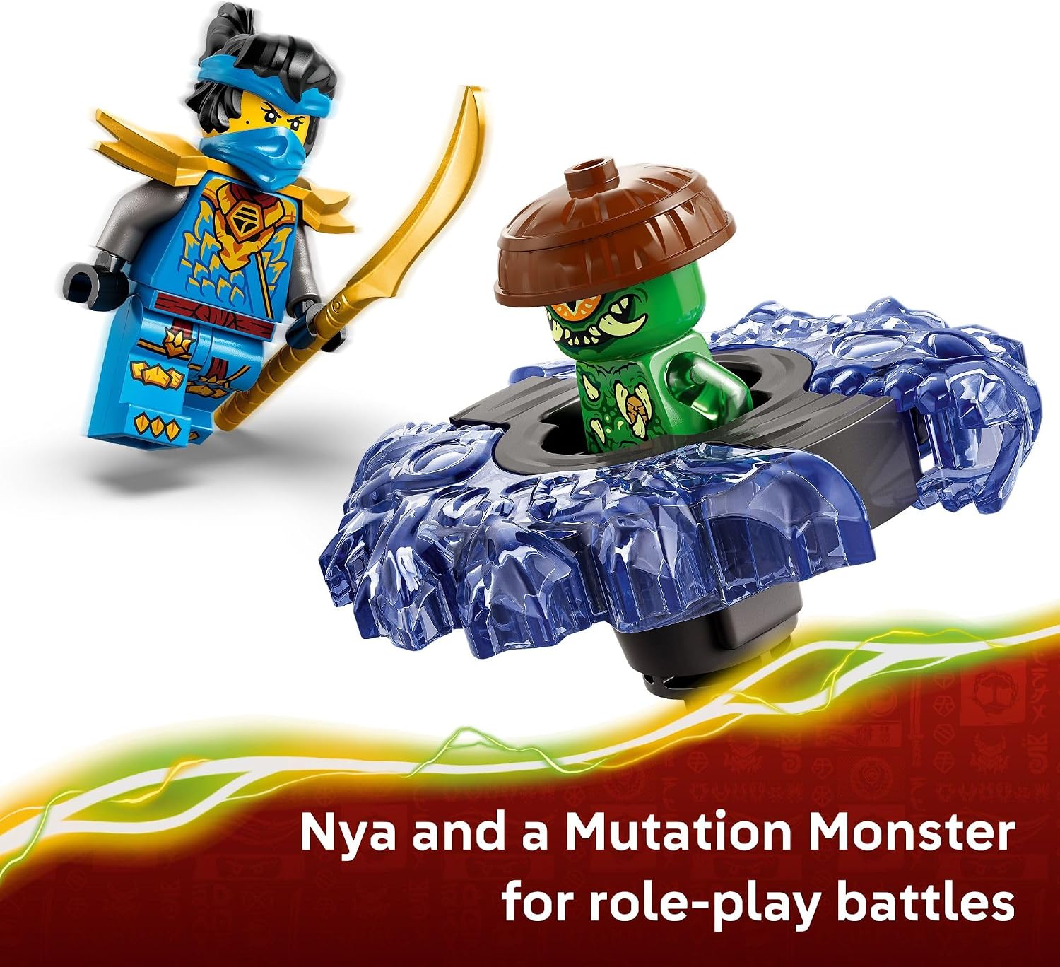LEGO NINJAGO Nya vs. Girador de Monstro Mutante 71849 — foto 5