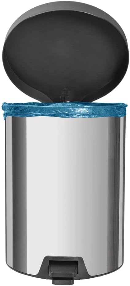 Lixeira Tramontina com Pedal Aço Inox AISI 430 5L — foto 2