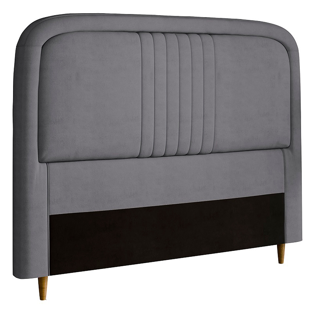 Cabeceira Casal Estofada Dobue Chicago 148cm MDF — foto 3