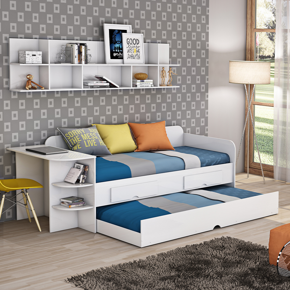 Sofá Cama Cimol Bibox Helena com Escrivaninha em MDF — foto 7