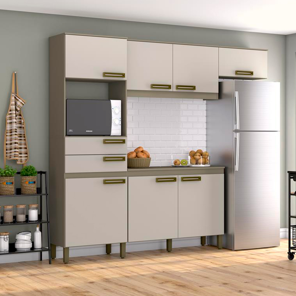 Cozinha Compacta 7 Portas 2 Gavetas B107 Briz — foto 10
