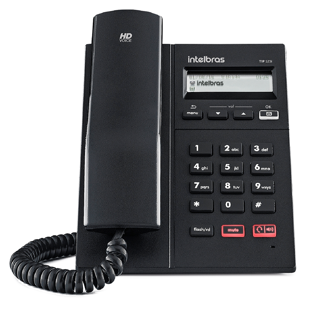 Telefone Intelbras TIP125i com Fio - Chamadas IP HD — foto 4