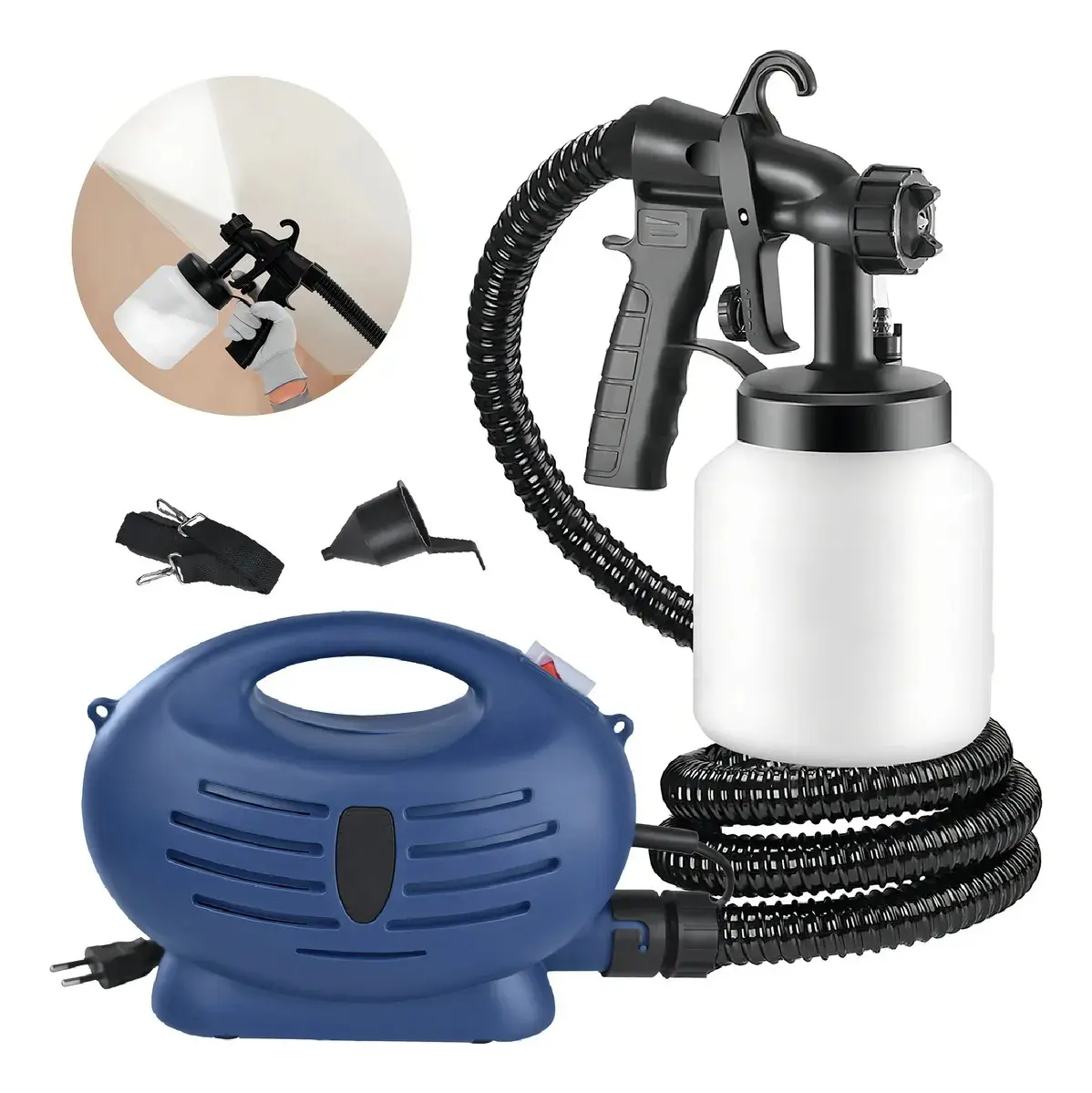 Pistola de Pintura Elétrica OzzyTools 650W Tanque 700mL — foto 2