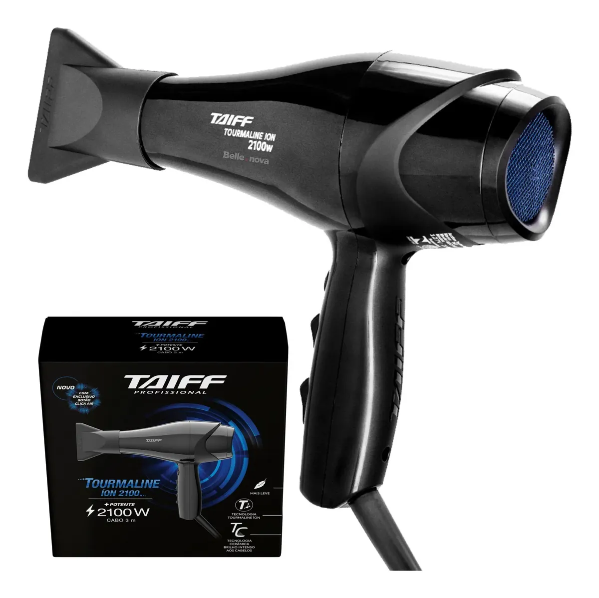 Secador de Cabelo Taiff Tourmaline 2100W
