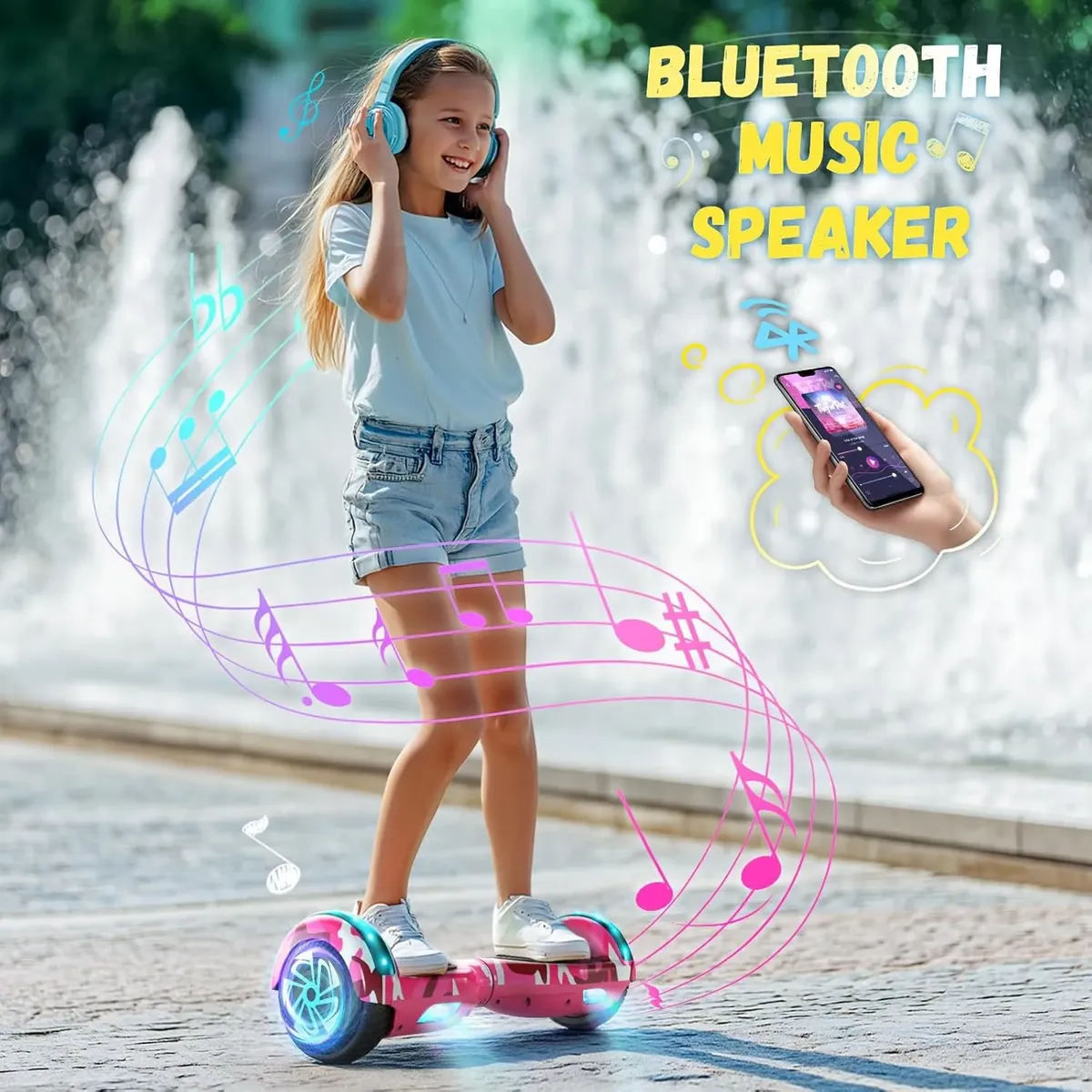 Hoverboard Elétrico Balance 6,5 Polegadas com Bluetooth — foto 4