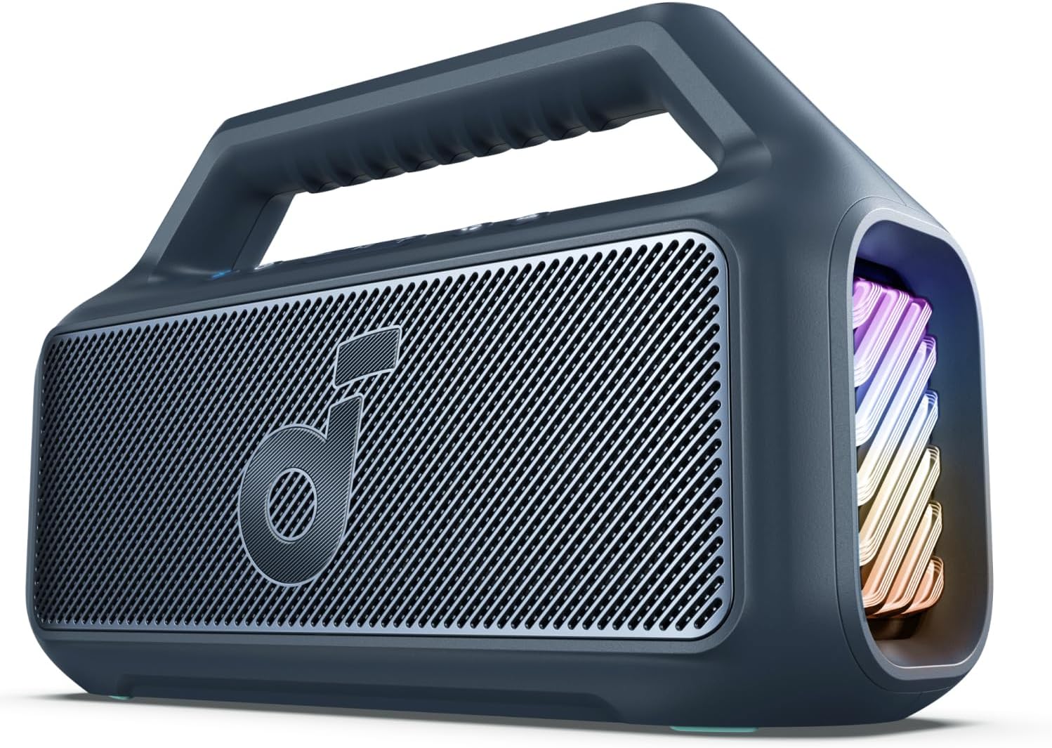 Soundcore Boom 2 Anker Caixa de Som Portátil Bluetooth 80W Subwoofer IPX7 RGB