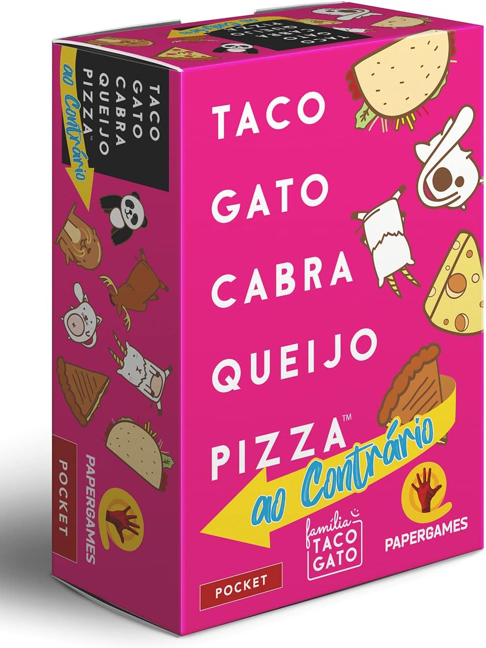 Taco Gato Cabra Queijo Pizza: ao Contrário (PaperGames)