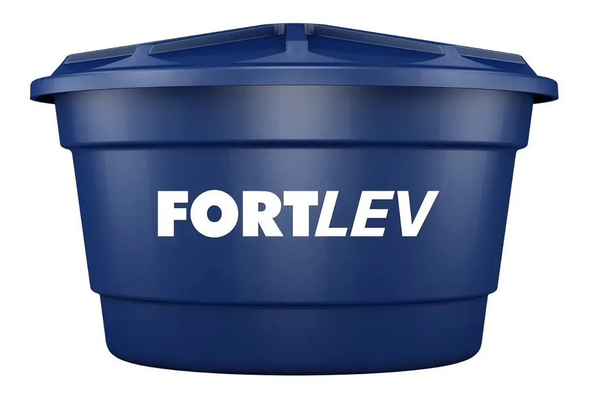 Tanque de água Fortlev Caixa d'água Vertical 310L Polietileno Azul
