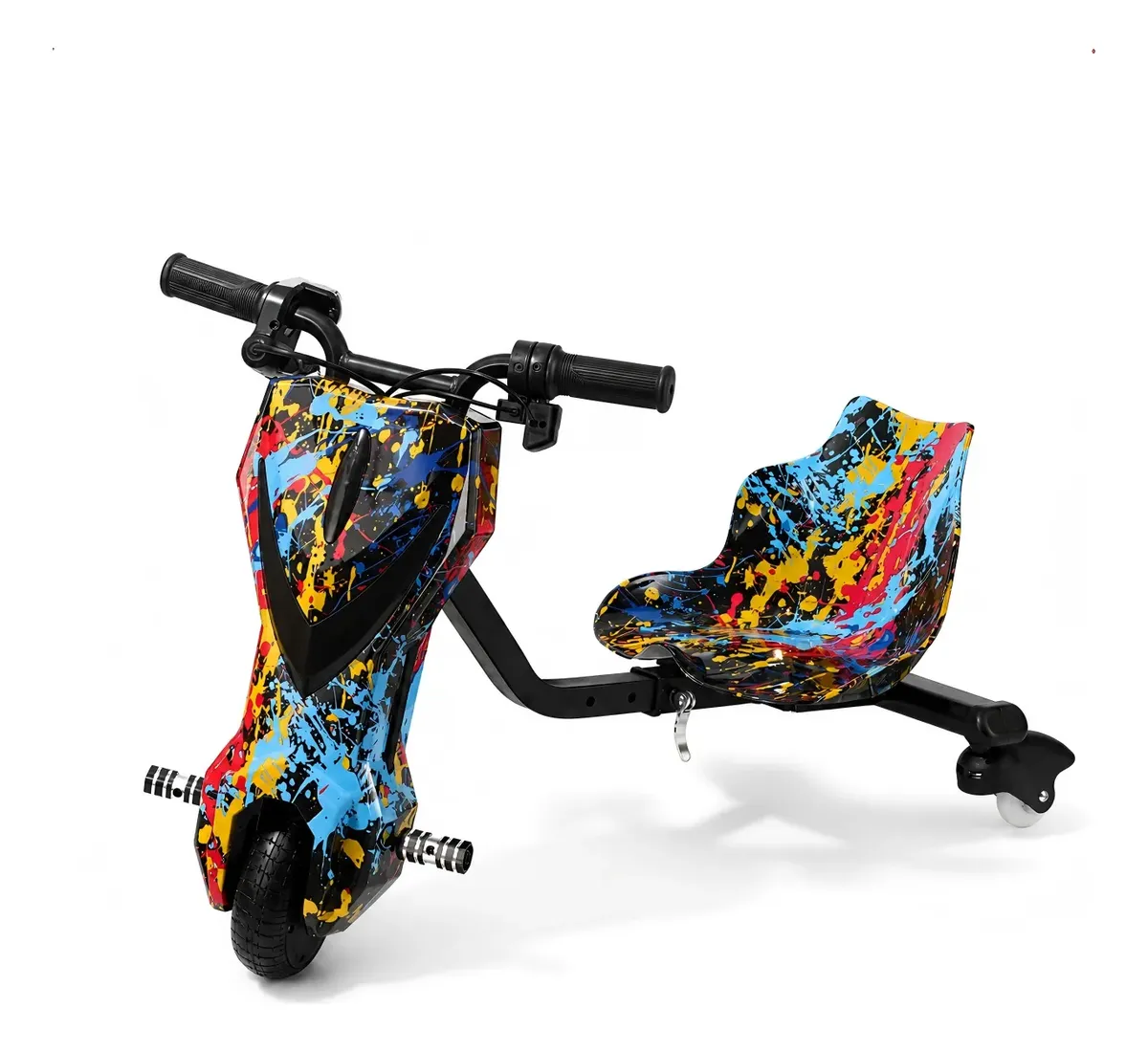 Triciclo Drift Elétrico 350W com Bluetooth - Suporta até 100kg