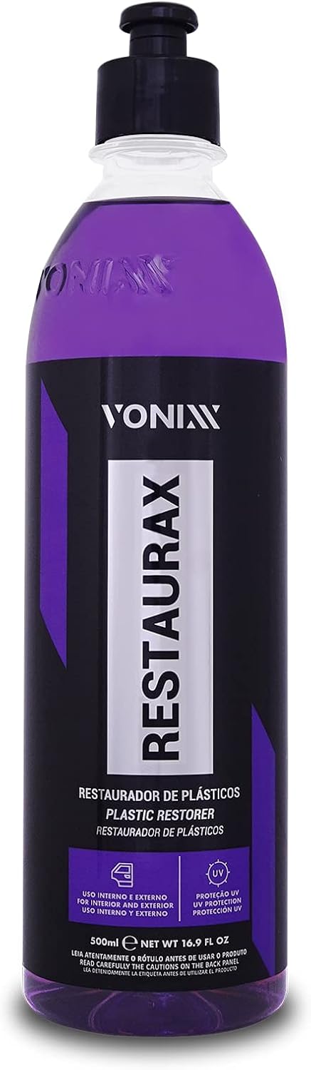 Vonixx Restaurax 500ml - Restaurador de Plásticos