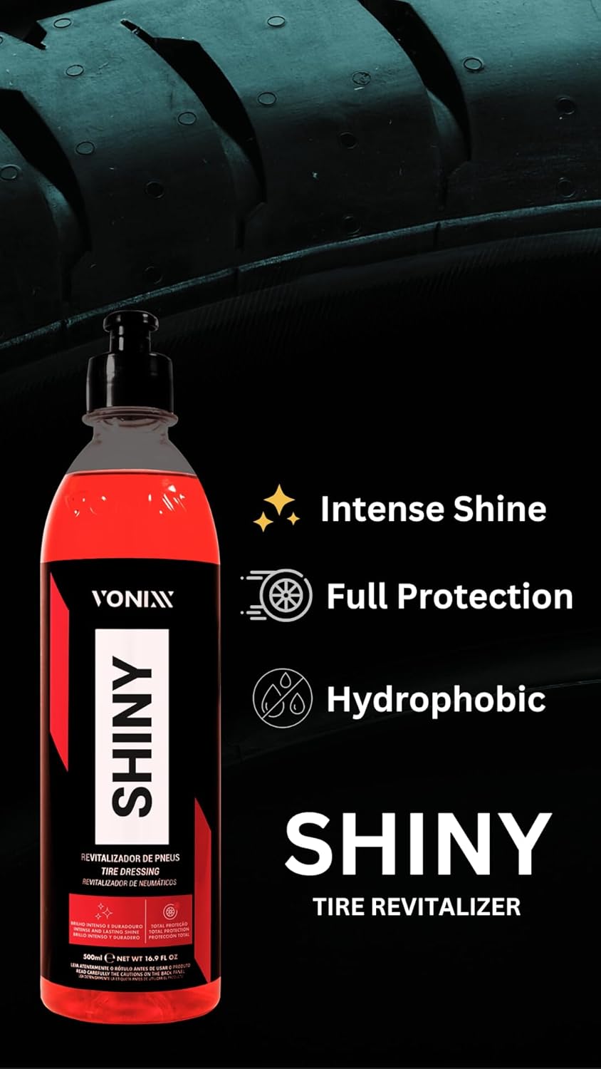 Vonixx Shiny 500ml - Brilho e Proteção para Pneus — foto 2